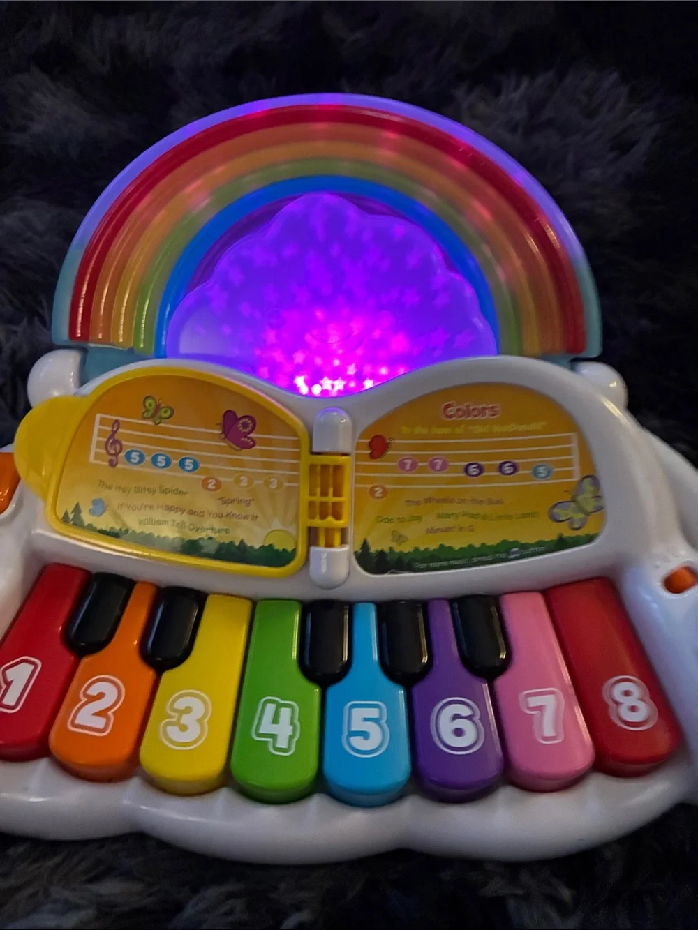 Learn & Groove Rainbow Lights Piano music lights sounds leapfrog 6M - 36m baby